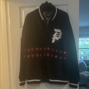 Primitive Black Jacket with Gold Accents